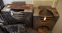 Lot 278 - Two 19th Century bedroom cast iron fireplaces,...