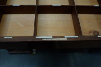 Lot 300 - A 19th Century mahogany table top collectors'...