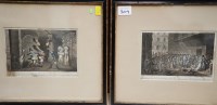 Lot 309 - A pair of small coloured engravings titled...
