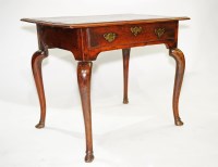 Lot 351 - An early 18th Century walnut side table, the...