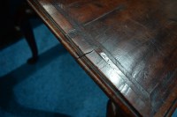 Lot 351 - An early 18th Century walnut side table, the...