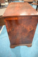 Lot 352 - An early 18th Century burr walnut chest, the...
