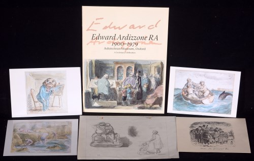 Lot 341 - Edward Ardizzone, RA - ephemera from the...