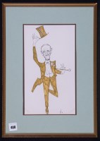 Lot 400 - Artist Unknown - a portrait of Fred Astaire,...