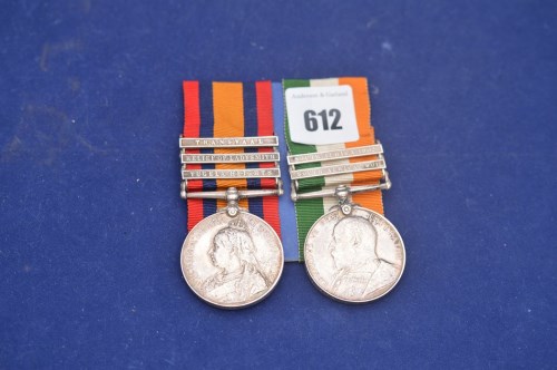 Lot 612 - Second Boer War medals awarded to 5639 Private...