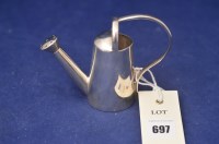 Lot 697 - An Elizabeth II silver watering-can by Links...