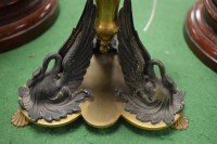 Lot 885 - A Regency style centrepiece base with three...