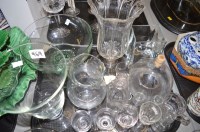Lot 969 - Glassware to include goblets, vases, wine...