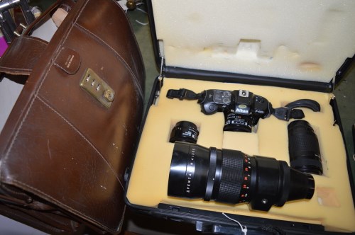Lot 1010 - A Nikon F-401S film camera, with 50mm f1.8...