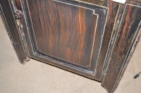 Lot 1277 - A 19th Century scumble painted side cabinet,...