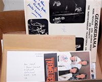 Lot 132 - Musical interest signatures to include Brian...