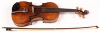 Lot 14 - A 19th Century German Stradivarius model violin with two...