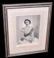 Lot 136 - A signed photograph of Her Majesty Queen...