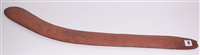 Lot 280 - An aboriginal Australian boomerang with carved...