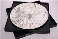 Lot 262 - A limited addition plate by Yue Minjun,...