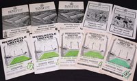 Lot 43 - Newcastle United home programmes, comprising;...