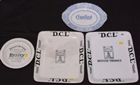 Lot 215 - Two pottery "Pure D.C.L. Yeast" platters
