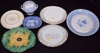 Lot 218 - 19th and early 20th Century pottery to...