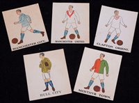 Lot 114 - J.C. Battock football and Jersey cards, teams...