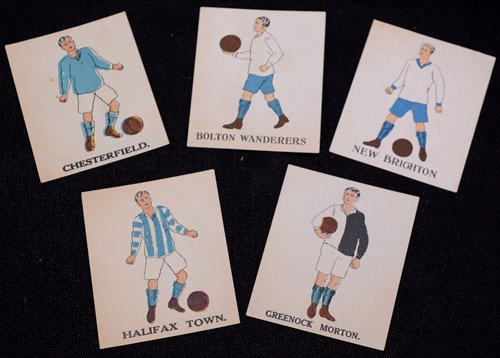Lot 116 - J.C. Battock football and Jersey cards, teams...