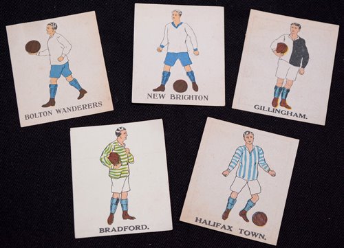 Lot 117 - J.C. Battock football and Jersey cards, teams...