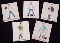 Lot 117 - J.C. Battock football and Jersey cards, teams...