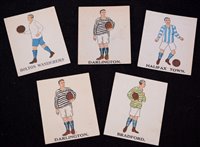 Lot 122 - J.C. Battock football and Jersey cards, teams...