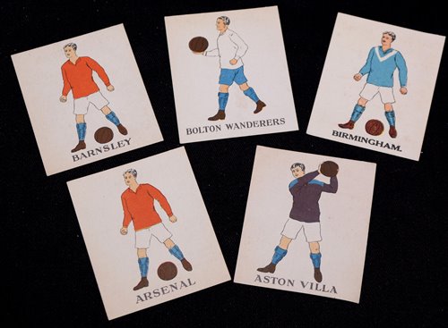 Lot 108 - J.C. Battock football and Jersey cards, teams...