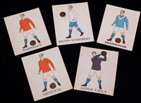 Lot 108 - J.C. Battock football and Jersey cards, teams...