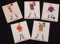 Lot 110 - J.C. Battock football and Jersey cards, teams...
