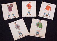 Lot 111 - J.C. Battock football and Jersey cards, teams...