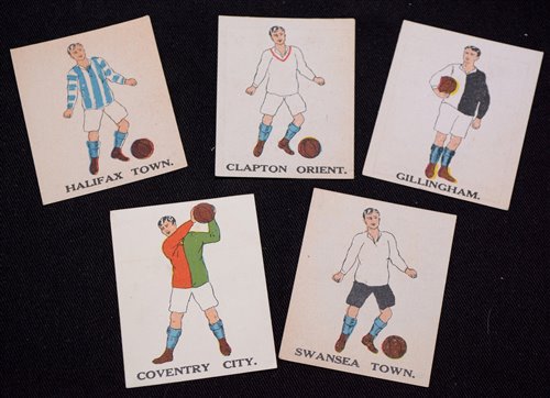 Lot 119 - J.C. Battock football and Jersey cards, teams...