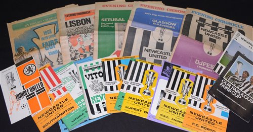 Lot 75 - Inter Cities Fairs' Cup Newcastle United...
