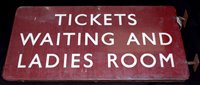 Lot 184 - Midland railways enamel sign inscribed...
