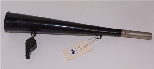 Lot 178 - A British Railways Acme horn and a whistle