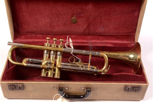 Lot 2 - Boosey & Hawkes Limited Imperial brass trumpet...