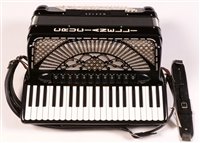 Lot 18 - Crucianelli master series piano accordion with...