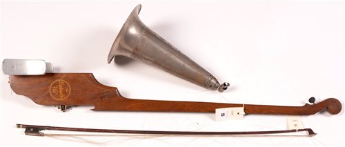 Lot 15 - A Euphonella-viol one string fiddle with...