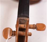 Lot 16 - An English violin by J Brown Huddersfield with...