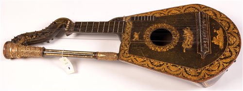 8 - 19th Century harp lute to a design by Edward...