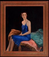 Lot 350 - "The Blue Dress".