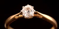 Lot 706 - A single stone diamond ring