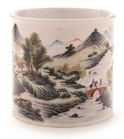 Lot 1 - A 20th Century Chinese Famille Verte...