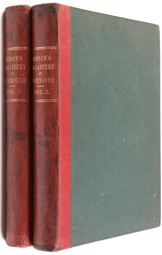 Lot 524 - Two vols Gibson's Monastery of Tynemouth.