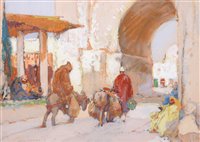 Lot 252 - Watercolour North Africa.