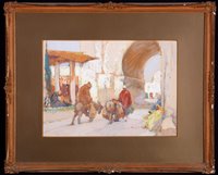 Lot 252 - Watercolour North Africa.