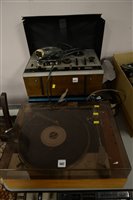Lot 502 - Goldring Lenco GL75 record deck, Sansui amp, Akai reel to reel
