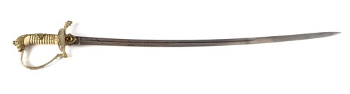 Lot 571 - Turkish Naval Officer's sword