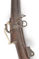 Lot 483 - A 19th Century Turkish matchlock jezail