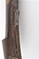 Lot 483 - A 19th Century Turkish matchlock jezail